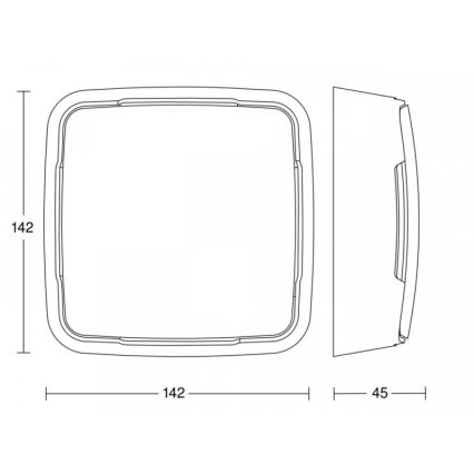 Steinel 084257 - Smart-Multisensor AIR V2 BT IPD AP WS weiß
