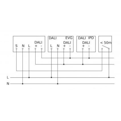 Steinel 088248 - Einbau-Bewegungssensor mit Präsenzsensor PD-24 ECO DALI-2 360° schwarz