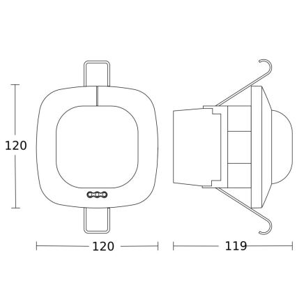 Steinel 088835 - Präsenzmelder IR QUATTRO HD DALI DUO