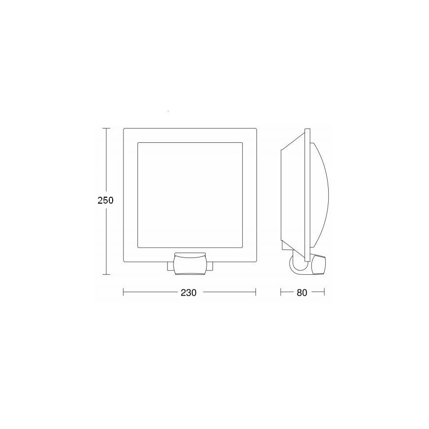 Steinel 566814 – Außenwandleuchte mit Sensor 1×E27/60W/240V L 20 S IP44