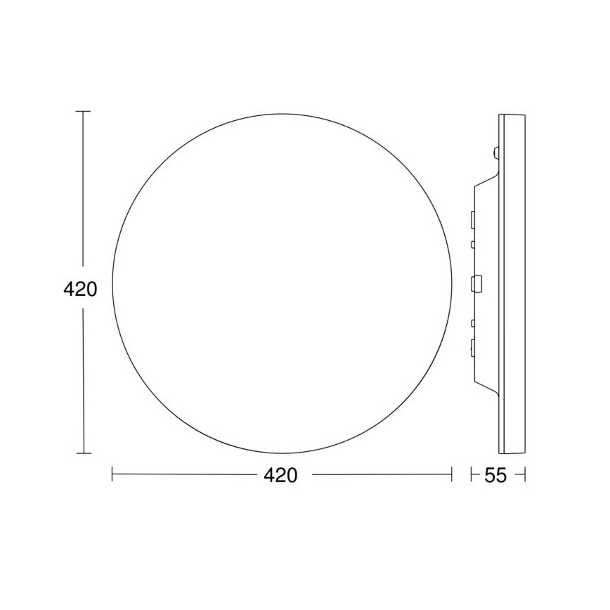 Steinel - Dimmbare LED-Deckenleuchte mit Sensor RSPROR30BASICSC 23,22W/230V IP40 3000K