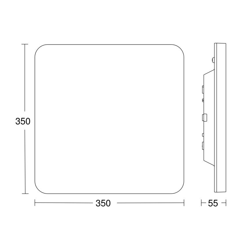 Steinel 067786 - Dimmbare LED-Deckenleuchte mit Sensor RS PRO R30 Q plus SC 23,9W/230V 3000K IP40
