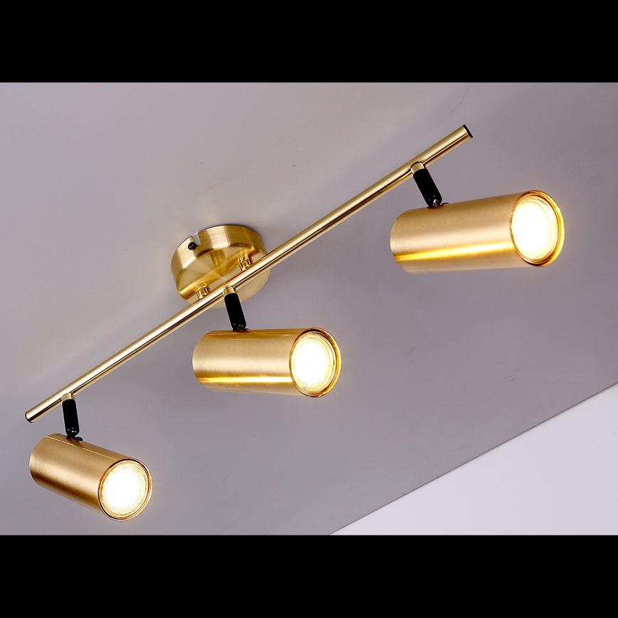 Strahler COLLY 3xGU10/15W/230V golden