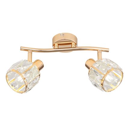 Strahler DUBAI 2xE14/40W/230V Roségold