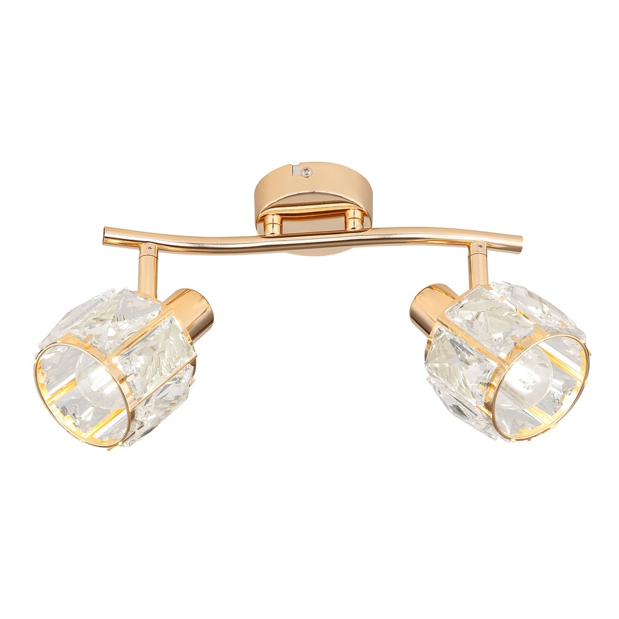Strahler DUBAI 2xE14/40W/230V Roségold