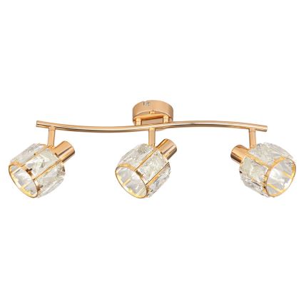 Strahler DUBAI 3xE14/40W/230V Roségold