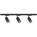 Strahler im Schienensystem PIPE 3xGU10/10W/230V schwarz