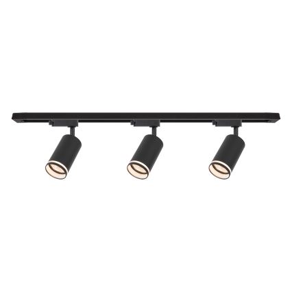Strahler im Schienensystem PIPE 3xGU10/10W/230V schwarz
