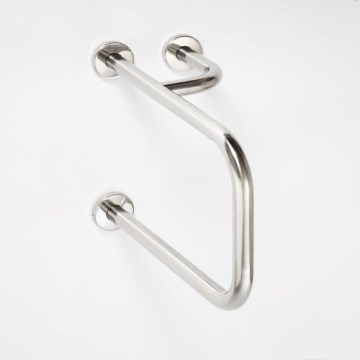 Stützgriff 23,5x38 cm Edelstahl/silber