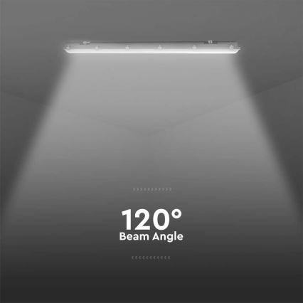 Technische LED-Röhrenleuchte mit Bewegungs- und Dämmerungssensor LED/36W/230V 6500K IP65 120 cm