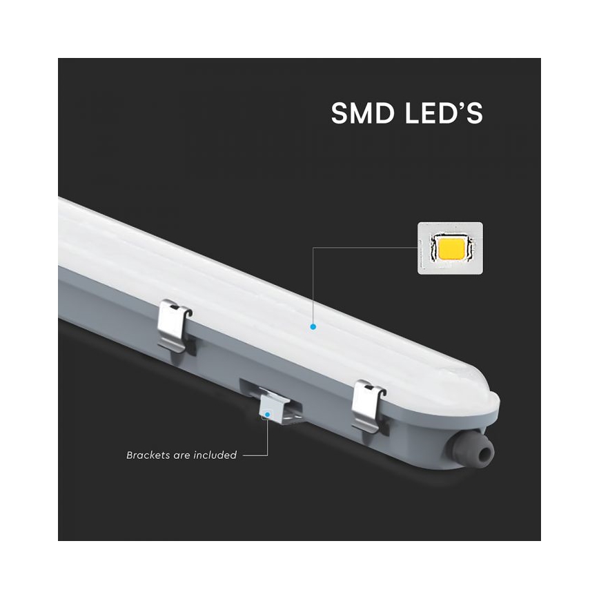 Technische LED-Röhrenleuchte mit Notlichtmodul LED/48W/230V 6500K IP65 2200 mAh 150 cm