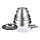 Tefal - 13-teiliges Kochgeschirr-Set INGENIO PREFERENCE ON Edelstahl