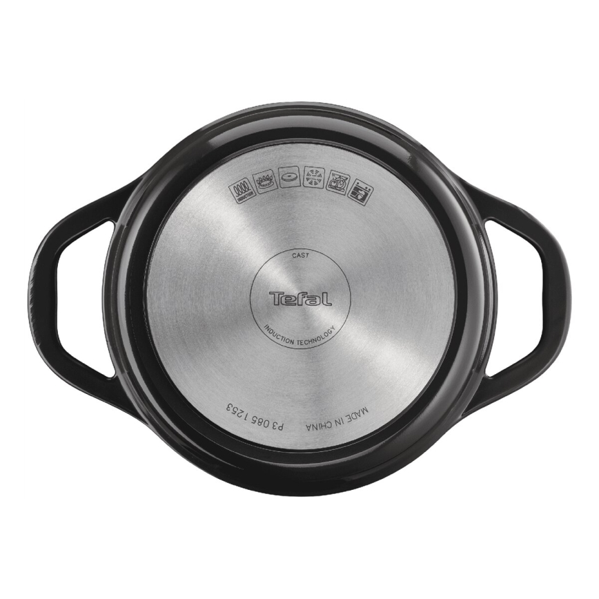Tefal - Kochtopf mit Deckel AIR 20 cm Anthrazit