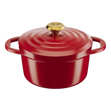 Tefal - AIR Topf mit Deckel, 20 cm, rot