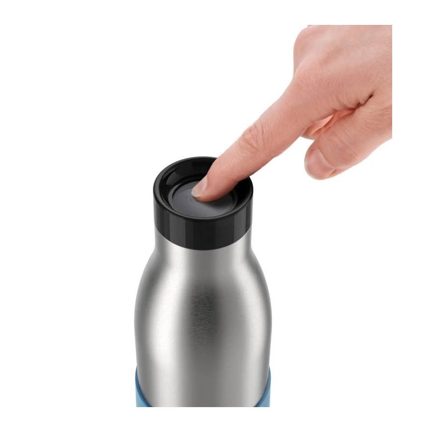 Tefal - Flasche 500 ml BLUDROP Edelstahl/Blau