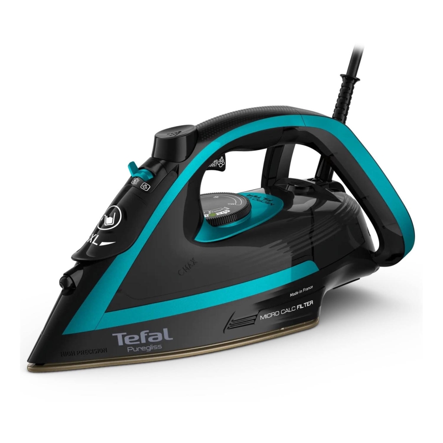 Tefal - Dampfbügeleisen PUREGLISS 3000W/230V türkis/schwarz
