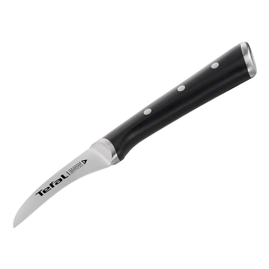 Tefal - Edelstahl-Ausstechmesser ICE FORCE 7 cm glänzender Chrom/Schwarz
