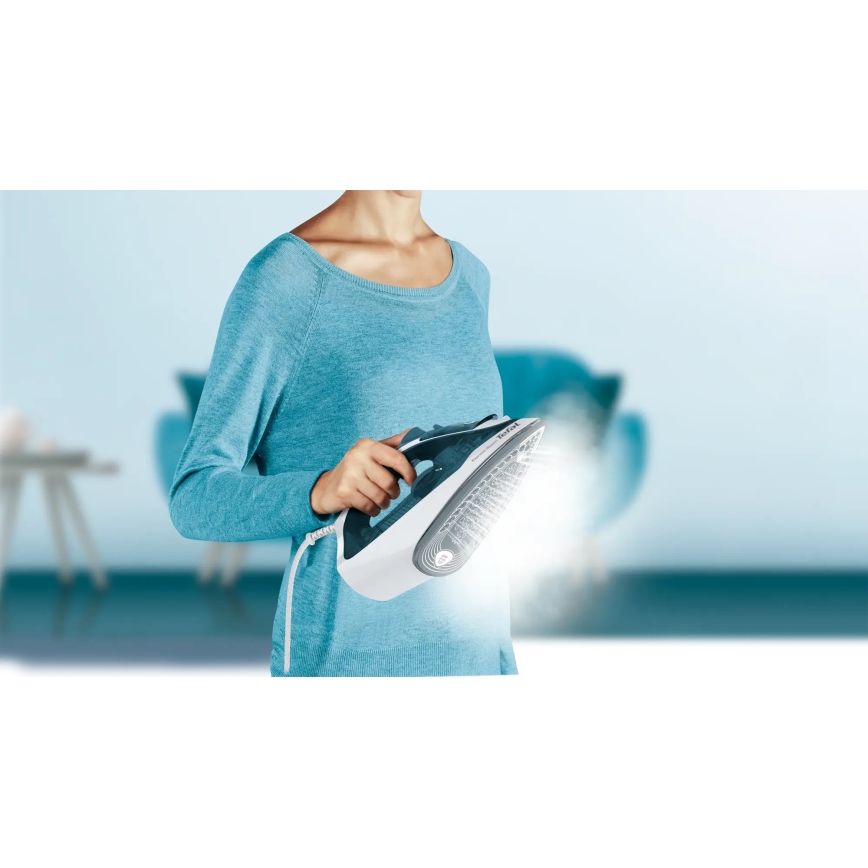 Tefal - Dampfbügeleisen EXPRESS STEAM 2400W/230V türkis
