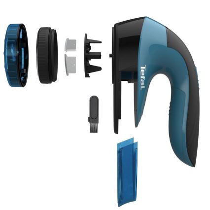 Tefal - Fusselentferner LINT 2xAA schwarz/blau