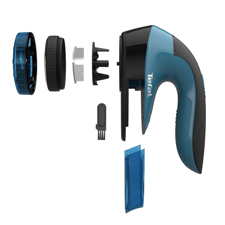 Tefal - Fusselentferner LINT 2xAA schwarz/blau