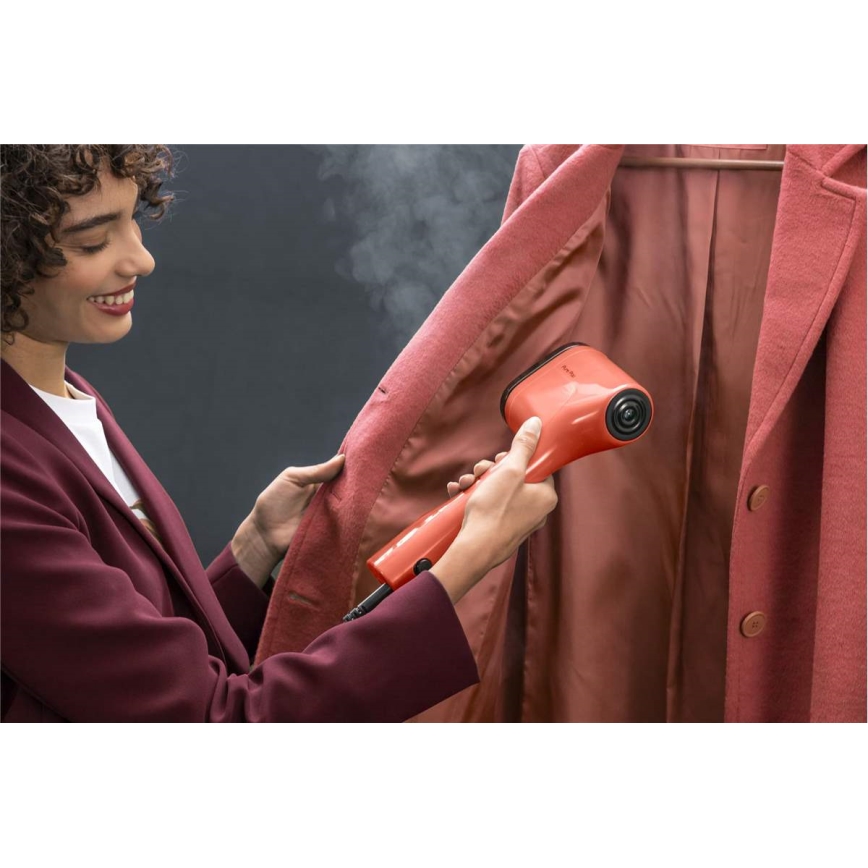 Tefal - Handdampfgerät für Kleidung  PURE POP 1300W/230V rot