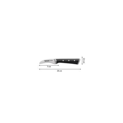 Tefal - Edelstahl-Ausstechmesser ICE FORCE 7 cm glänzender Chrom/Schwarz