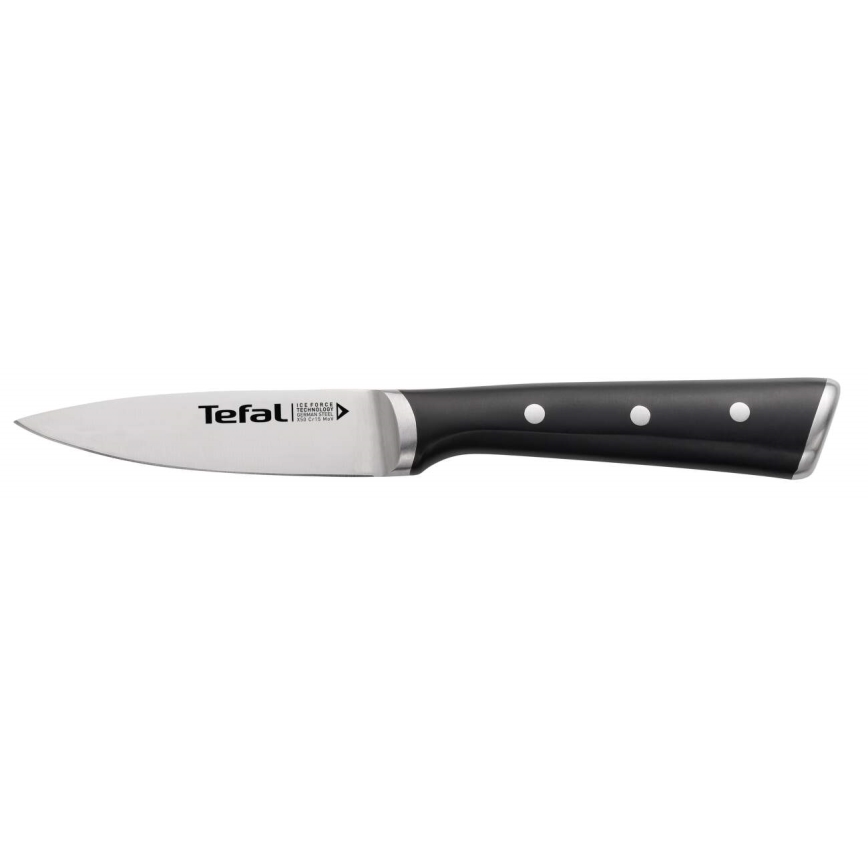 Tefal - Edelstahl-Ausstechmesser ICE FORCE 9 cm glänzender Chrom/Schwarz