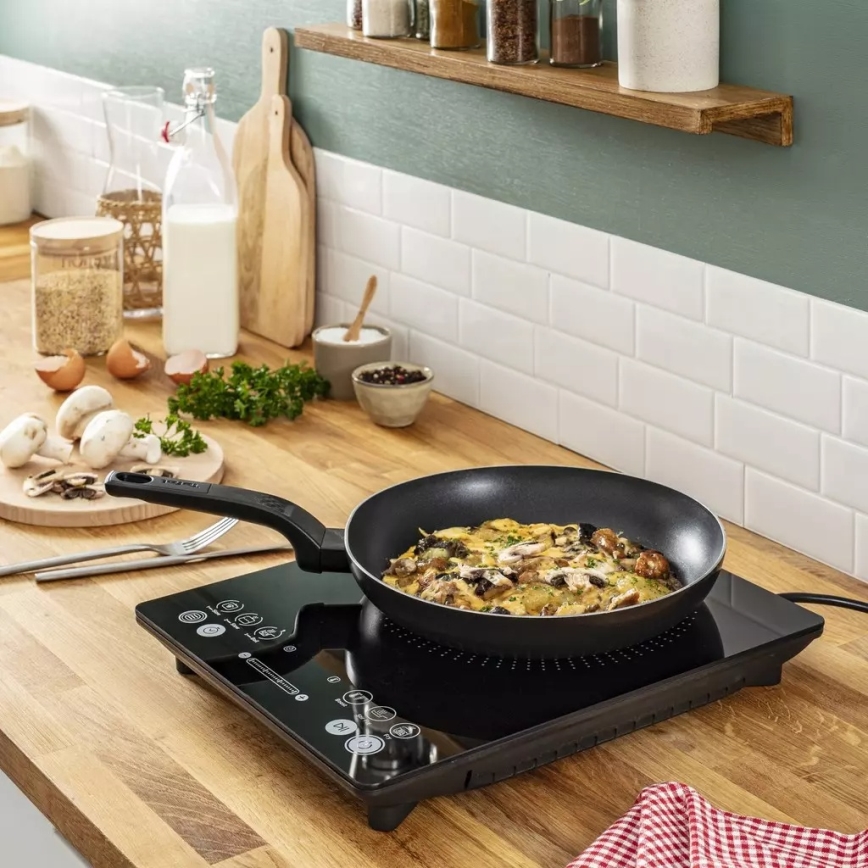 Tefal - Induktionskochplatte EVERYDAY SLIM 2100W/230V schwarz