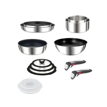 Tefal - 13-teiliges Kochgeschirr-Set INGENIO PREFERENCE ON Edelstahl