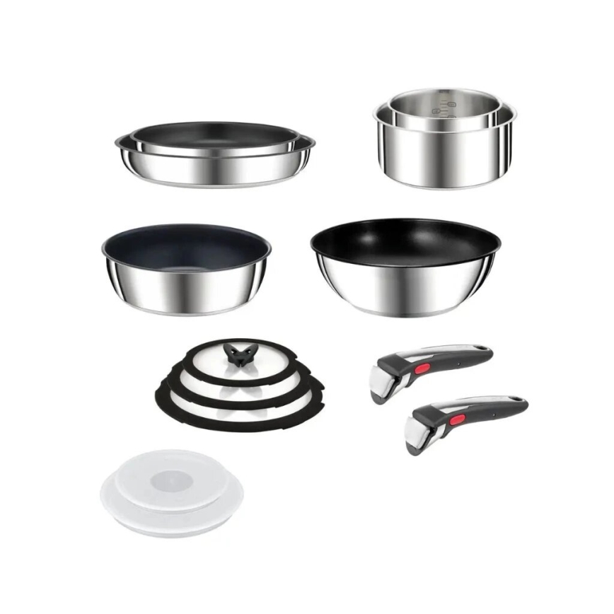 Tefal - 13-teiliges Kochgeschirr-Set INGENIO PREFERENCE ON Edelstahl