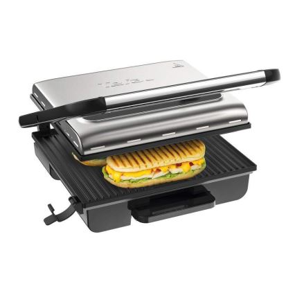 Tefal - Kontaktgrill INICIO 2000W/230V schwarz/edelstahl