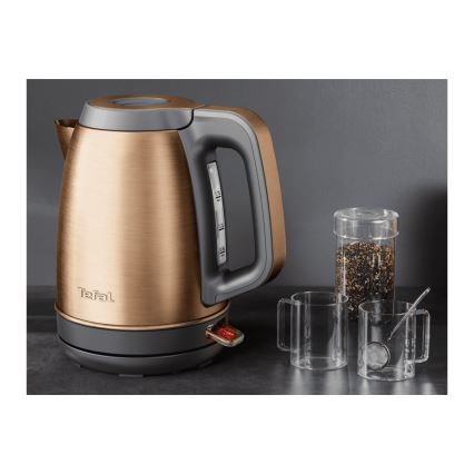 Tefal - Schnellkochender Wasserkocher COPPERTINTO 1,7 l 2400W/230V