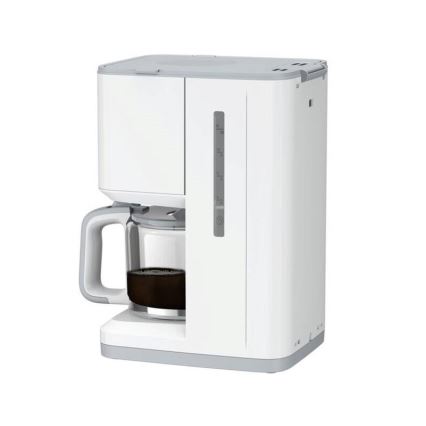 Tefal - Filterkaffeemaschine mit LCD-Display SENSE 1000W/230V weiß