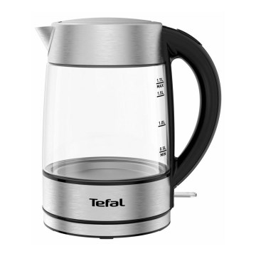 Tefal - Wasserkocher GLASS 1,7 l  2200W/230V matt Chrom