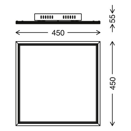 Telefunken 300906TF - LED dimmbares Panel LED/24W/230V 3000-6000K + Fernbedienung