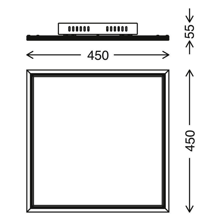 Telefunken 300906TF - LED dimmbares Panel LED/24W/230V 3000-6000K + Fernbedienung
