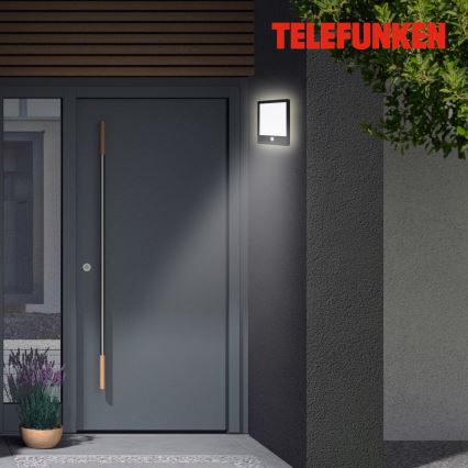 Telefunken 313805TF - LED Außenwandleuchte mit Sensor LED/15W/230V IP44