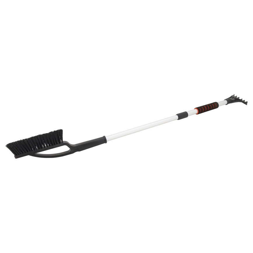 Teleskopischer Autoschaber mit Besen 120 cm schwarz/weiß