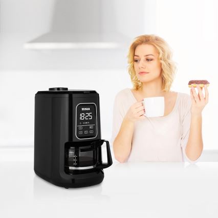 TESLA Electronics - Kaffeemaschine mit Mahlwerk 2in1 900W/230V
