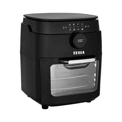 TESLA Electronics AirCook & Grill – Intelligente multifunktionale digitale Heißluftfritteuse 12 l 1800W/230V mit Wi-Fi