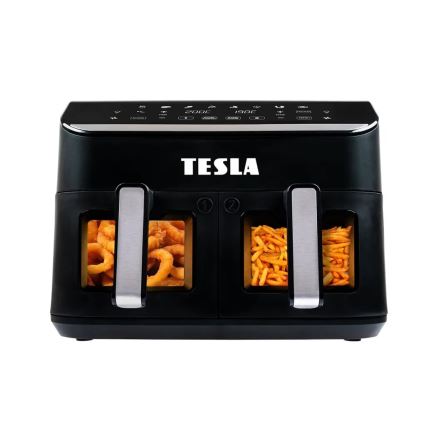TESLA Electronics AirCook - Multifunktionale duale digitale Heißluftfritteuse 9 l 2400W/230V