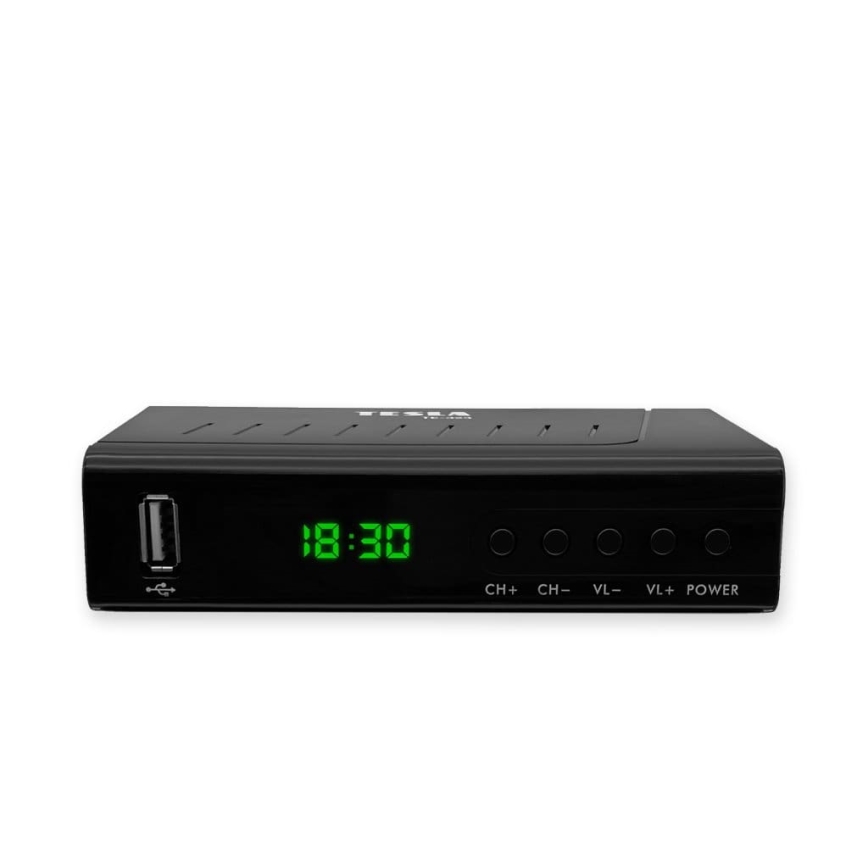 TESLA Electronics - DVB-T2 H.265 (HEVC) Empfänger, HDMI-CEC, 2xAAA + Fernbedienung