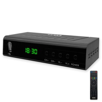 TESLA Electronics - DVB-T2 H.265 (HEVC) Empfänger, HDMI-CEC, 2xAAA + Fernbedienung