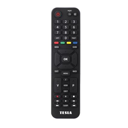 TESLA Electronics - DVB-T2 H.265 (HEVC) Empfänger mit HbbTV 12V + Fernbedienung