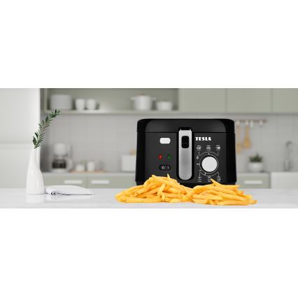 TESLA Electronics EasyCook - Fritteuse mit Öl 2,5 l 1800W/230V