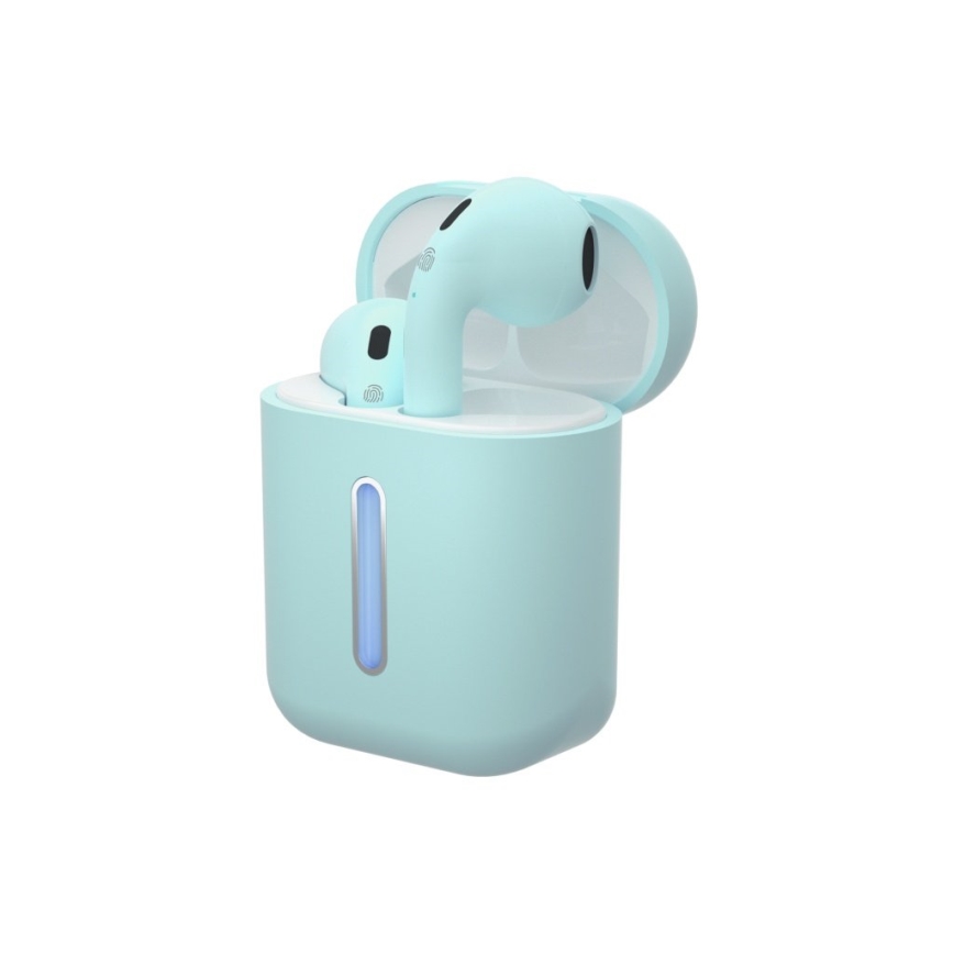 TESLA Electronics - Kabellose Kopfhörer 300 mAh + 2x 25 mAh IPX4 türkis