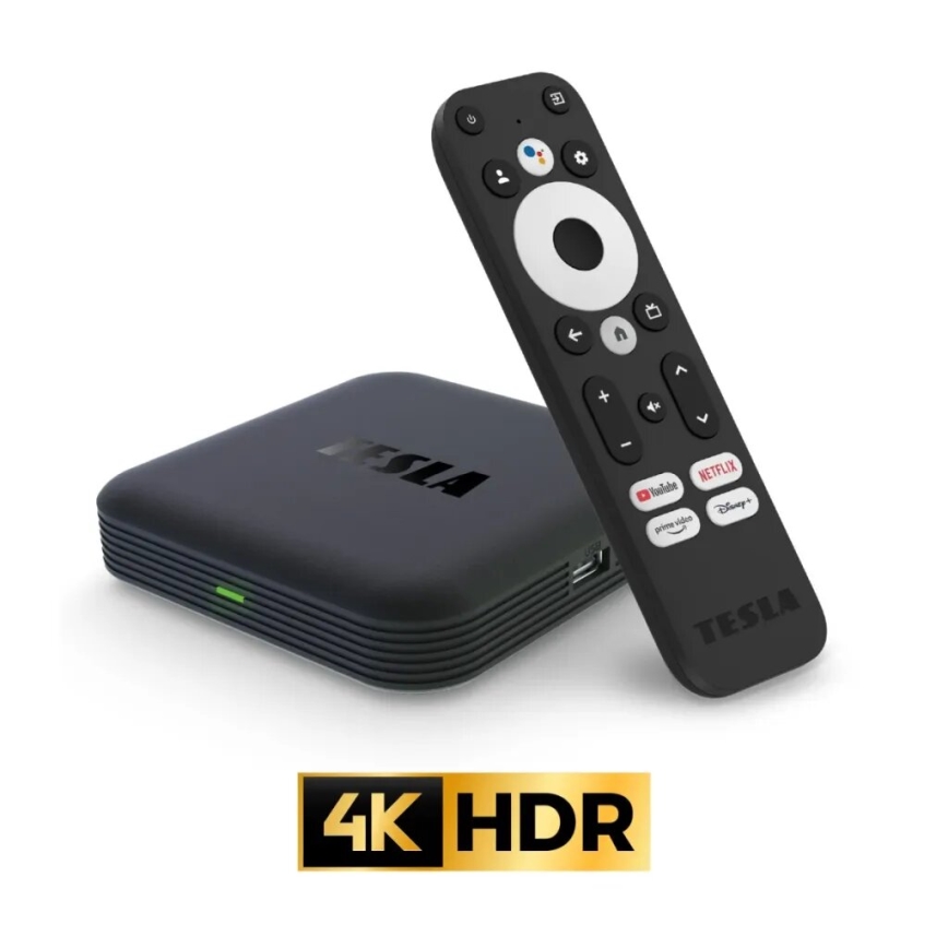 TESLA Electronics MediaBox - UHD Multimedia-Player mit Wi-Fi und Fernbedienung