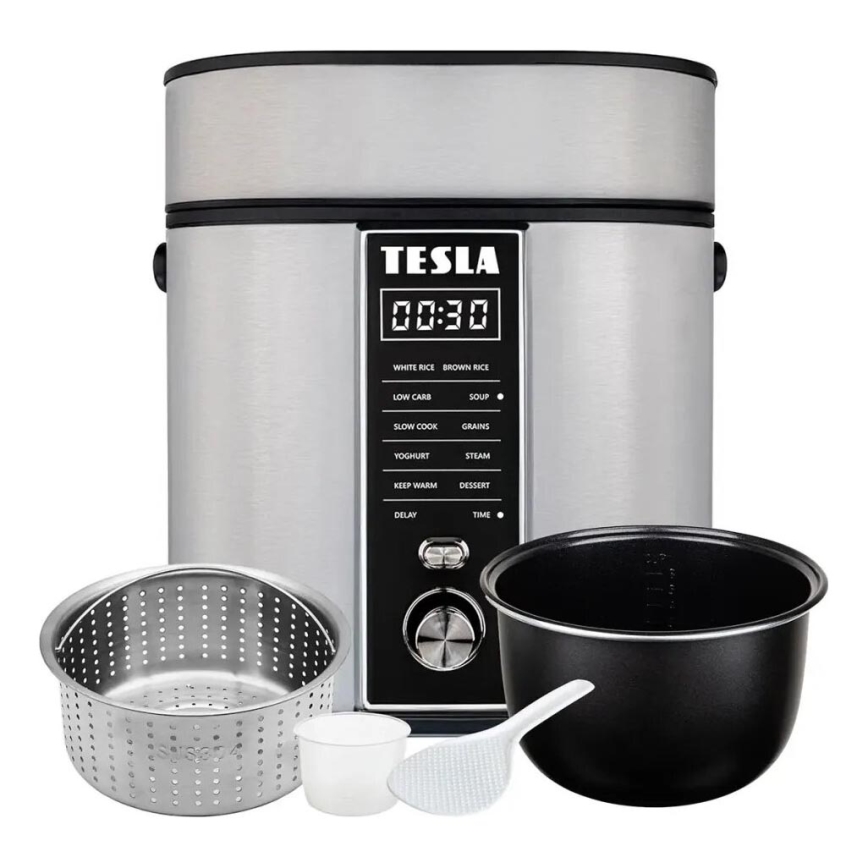 TESLA Electronics MultiCook - Multifunktionaler Reiskocher 2,1 l 400W/230V