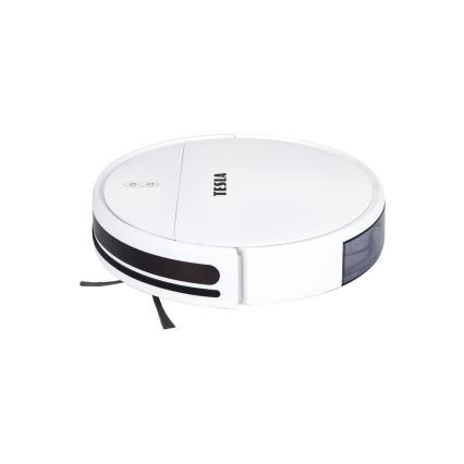 TESLA Electronics RoboStar - Intelligenter 2-in-1 Saugroboter 2500 mAh Wi-Fi Tuya Weiß + Fernbedienung