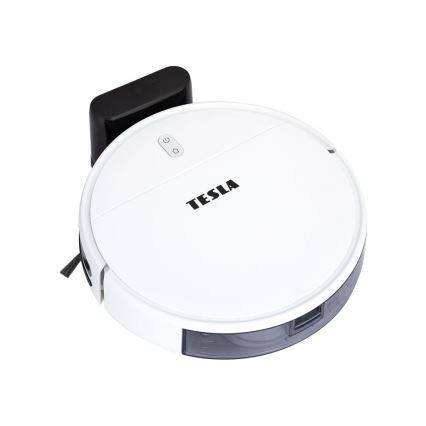 TESLA Electronics RoboStar - Intelligenter 2-in-1 Saugroboter 2500 mAh Wi-Fi Tuya Weiß + Fernbedienung